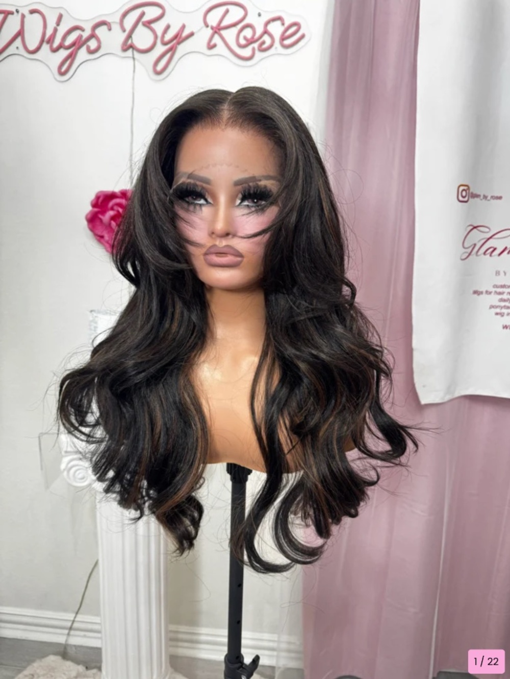 Glam Wigs By Rose Glenna Glueless Wig